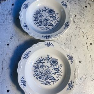 2 Dresden 8 1/2” Rimmed Soup Bowl by Homer Laughlin